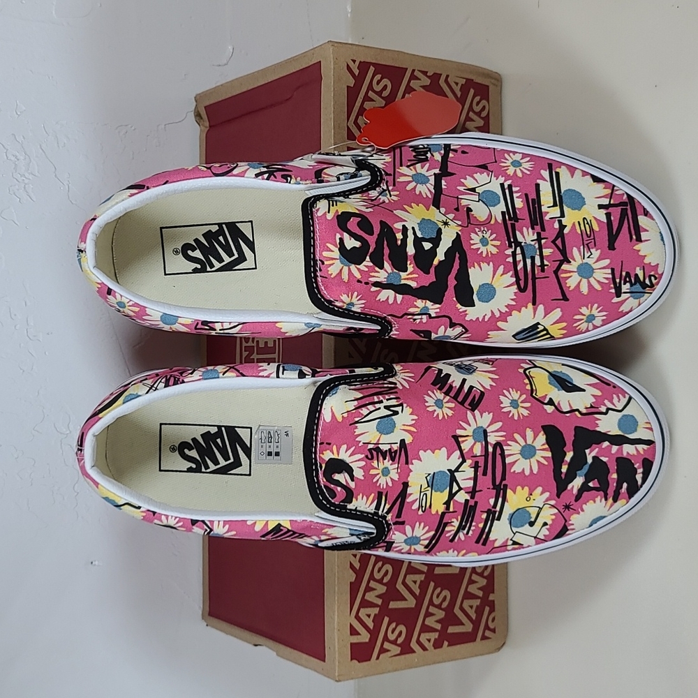 VANS Vans Crew Floral Black Classic Slip-On